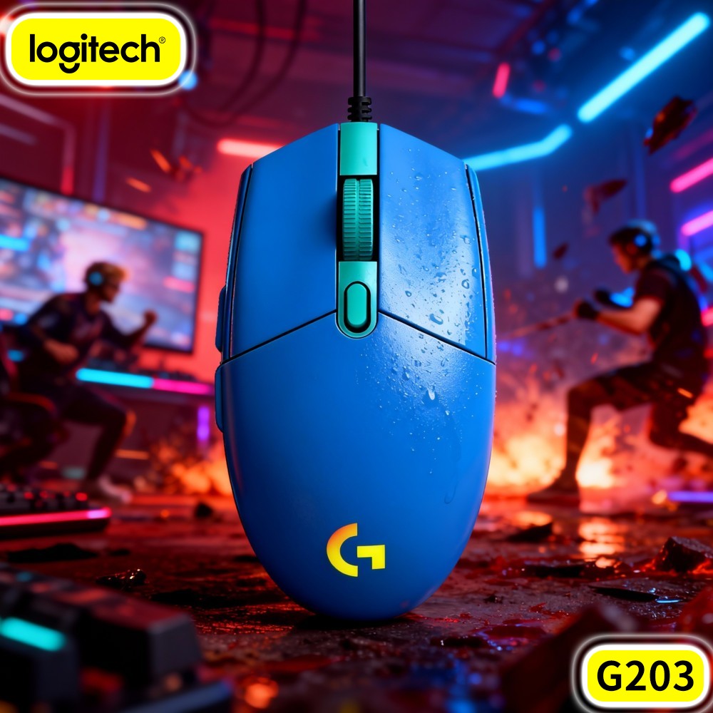 Logitech Mouse G203 - Mouse da Gaming Cablato Logitech G203,