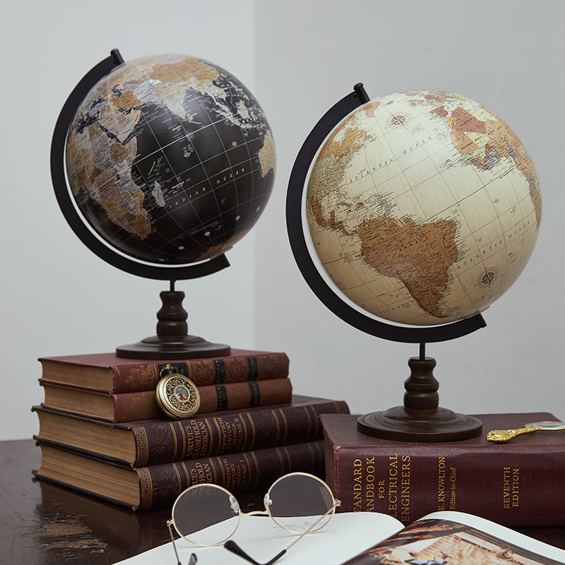 Office Technologies - Mondo Globo Mapa vintage europeo Globo